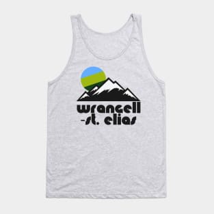 Retro Wrangell St. Elias ))(( Tourist Souvenir National Park Design Tank Top